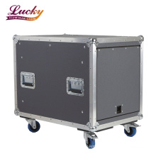 Sliding Pocket Door Racks Flight Case with 19" doghouse and shock mount Sliding Doors Rack Case